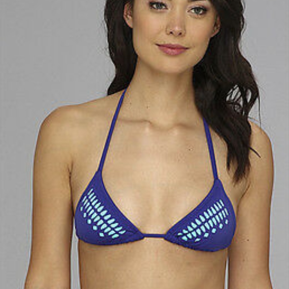 NWT $41 HURLEY LARGE BLUE ONE & ONLY TOP - Picture 1 of 8